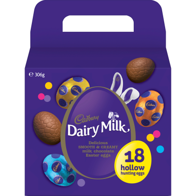 Cadbury Dairy Milk Hollow Hunting Eggs Carry Pack