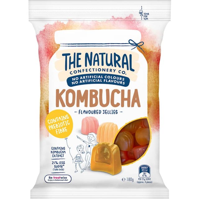 The Natural Confectionery Co Jelly Sweets Kombucha