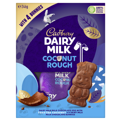 Cadbury Dairy Milk Coconut Rough Surprise Egg Gift Box