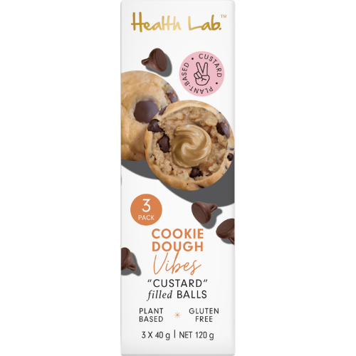Health Lab Cookie Dough Vibes Custard Filled Balls