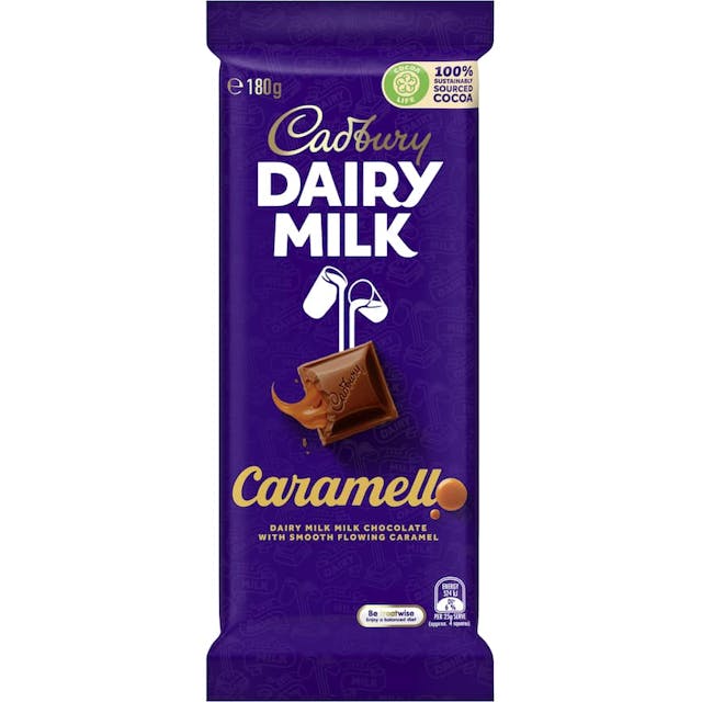 Cadbury Chocolate Block Dairy Milk Caramello