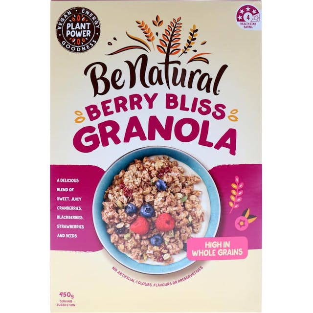 Be Natural Granola Berry Bliss