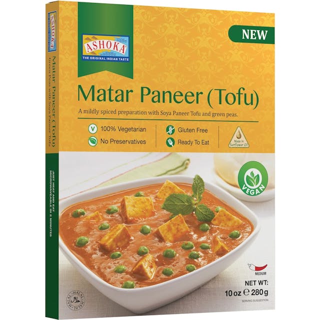 Ashoka Ready To Eat Indian Matar Paneer Tofu