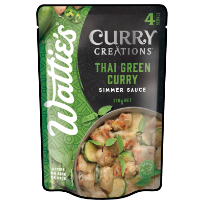 Wattie's Wok Creations Thai Green Curry Simmer Sauce