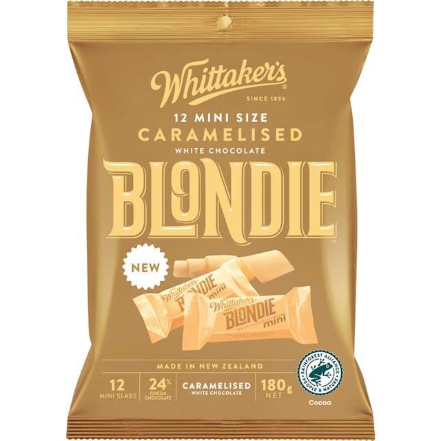 Whittakers Chocolate Bar Caramelised White Chocolate Blondie Mini