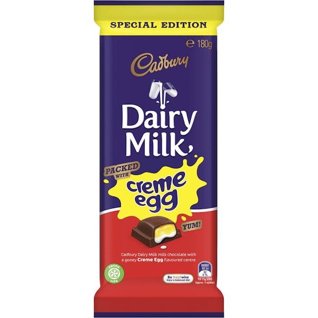 Cadbury Dairy Milk Creme Egg Chocolate Block