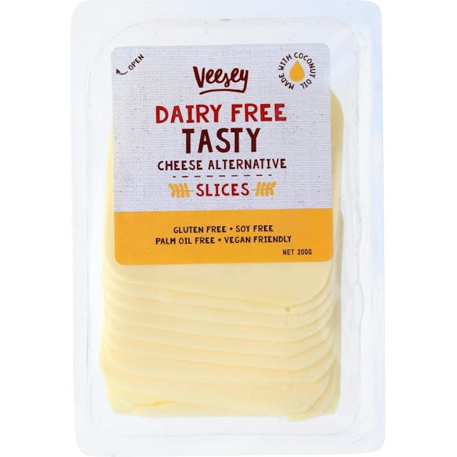 Veesey Dairy Free Cheese Alternative Tasty Slices