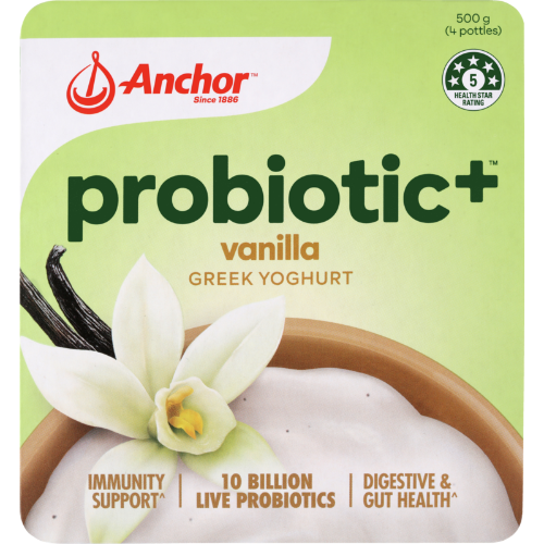 Anchor Probiotic+ Vanilla Greek Yoghurt