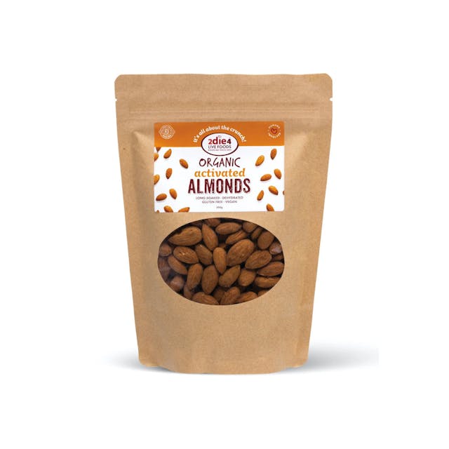 2Die4 Live Foods Organic Vegan Activated Almonds