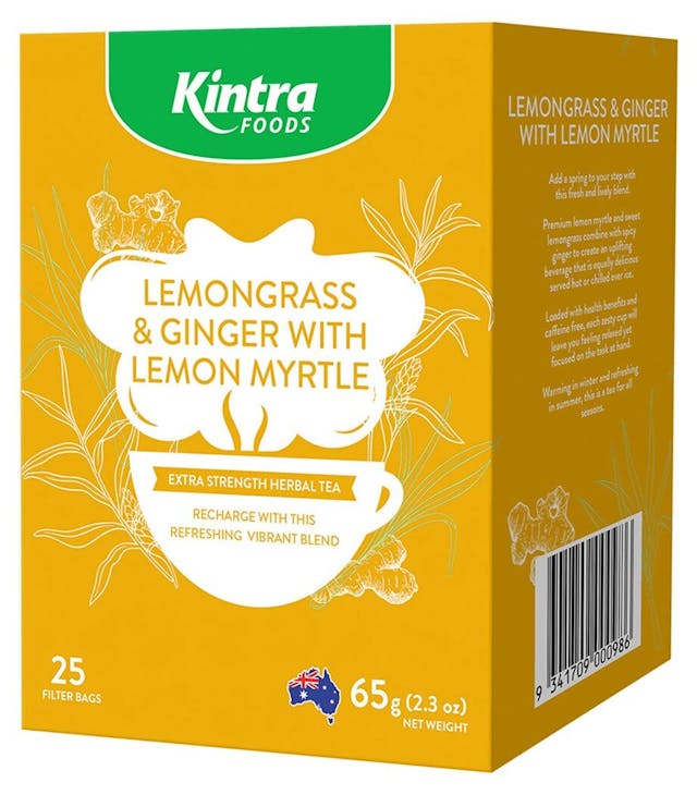 Lemongrass & Ginger Herbal Tea Bags