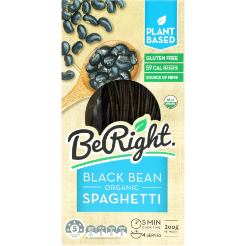 Be Right Black Bean Organic Spaghetti