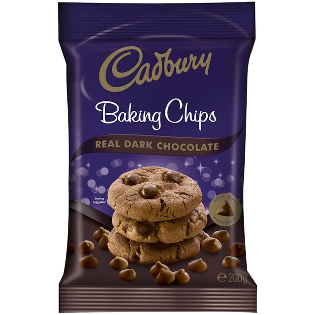 Cadbury Baking Chips Real Dark Chocolate