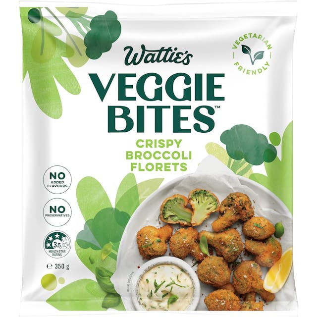 Wattie's Veggie Bites Crispy Broccoli Florets