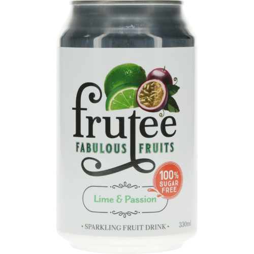 Frutee Fabulous Fruits Lime & Passion Sparkling Fruit Drink