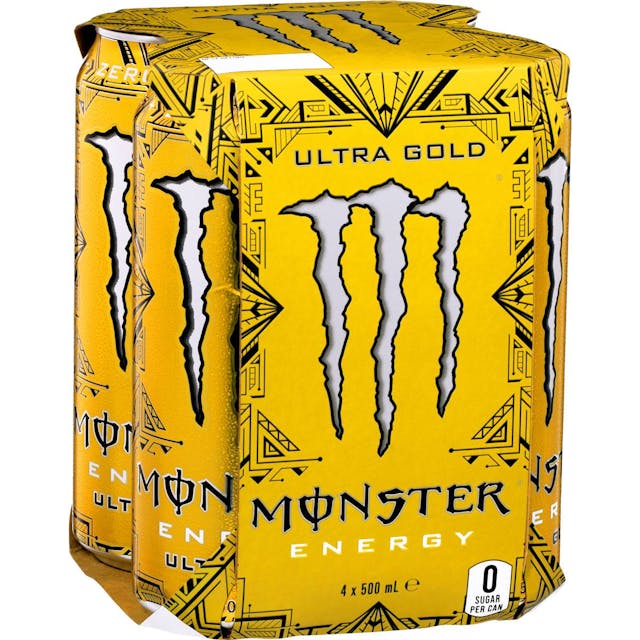 Monster Energy Ultra Gold Cans X