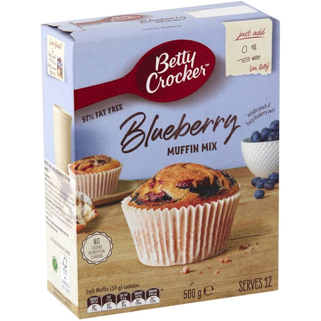 Betty Crocker Blueberry Low Fat Muffin Mix