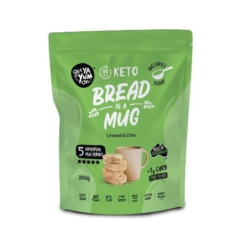 Get Ya Yum OnLinseed & Chia Bread5 Individual Mug Serves