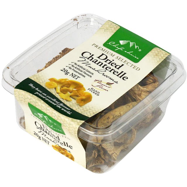 Chef's Choice Premium Selected Dried Chanterelle Mushrooms