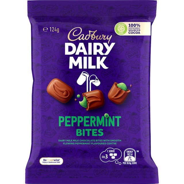 Cadbury Chocolate Bites Peppermint