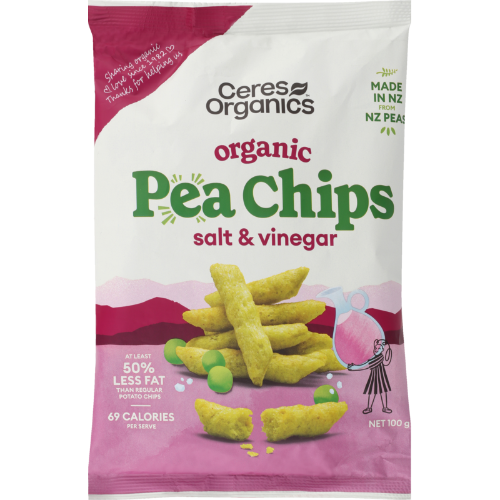 Ceres Organics Salt & Vinegar Pea Chips