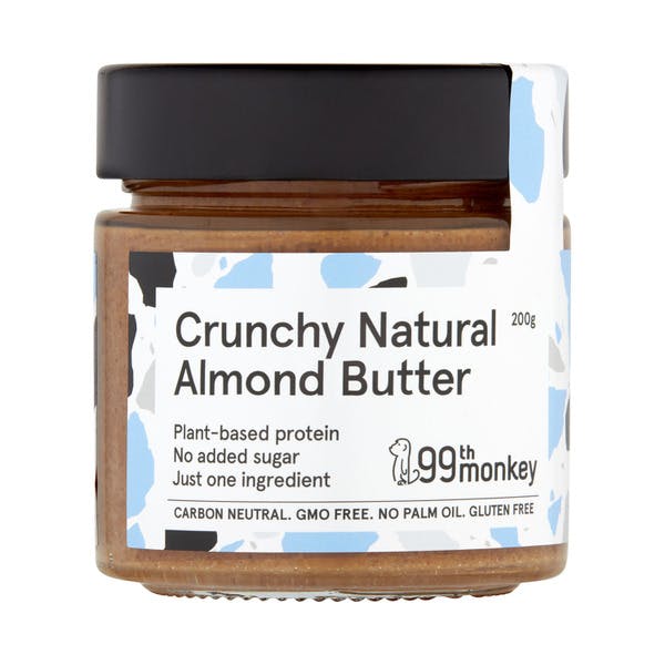 99Th Monkey Crunchy Natural Almond Butter