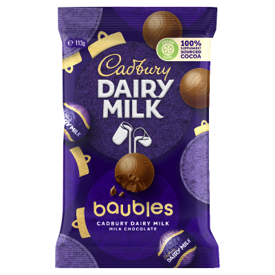 Cadbury Dairy Milk Chocolate Baubles