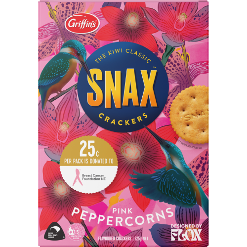 Griffin's Snax Pink Peppercorns Crackers