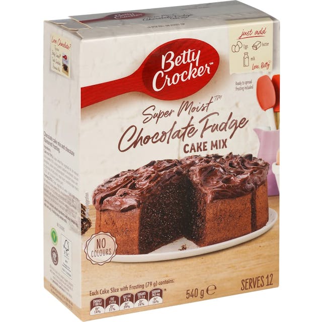 Betty Crocker Cake Mix Chocolate Fudge Cake