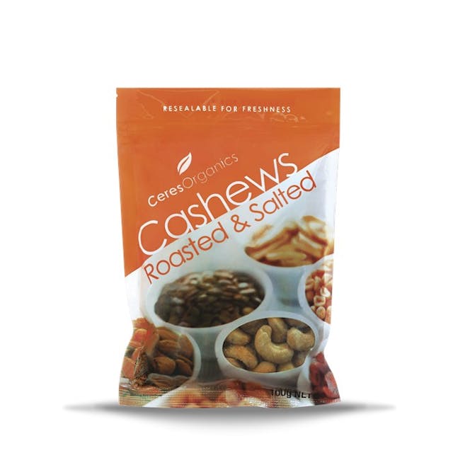 Ceres Organics Roasted And Salted Cashews
