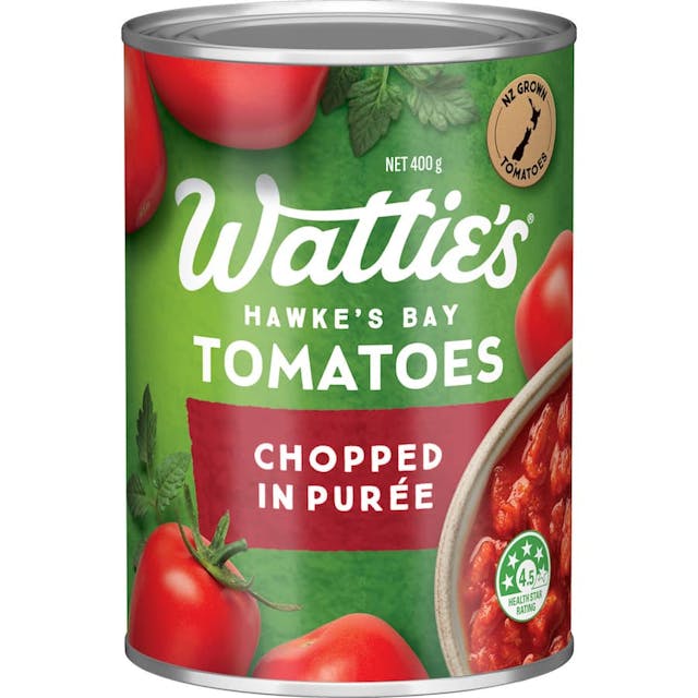 Wattie's Tomatoes Chopped In Puree