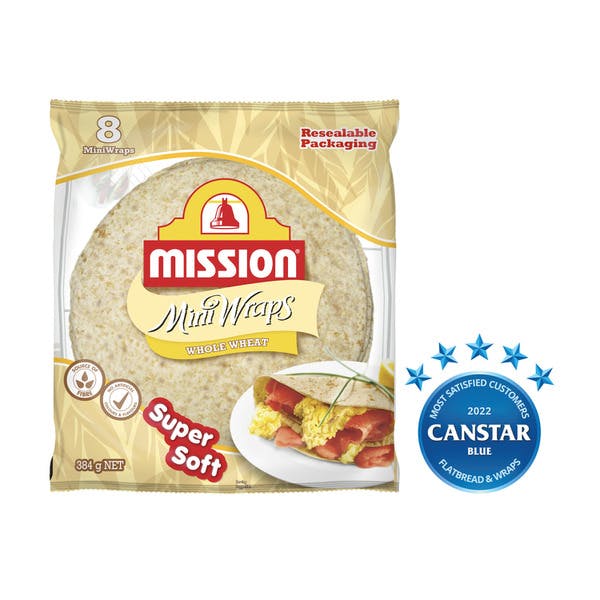 Mission Whole Wheat Mini Wraps