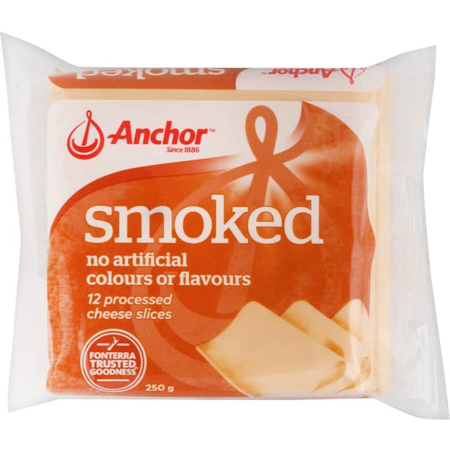 Anchor Cheese Slices Processed Smoked