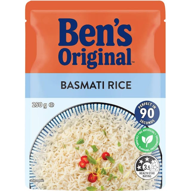 Bens Original Microwave Rice Basmati