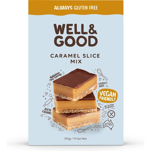 Well & Good Caramel Slice