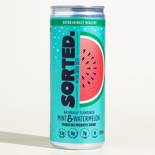 Sorted Mint & Watermelon Sparkling Prebiotic Drink
