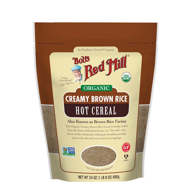 Gluten Free Creamy Brown Rice Hot Cereal