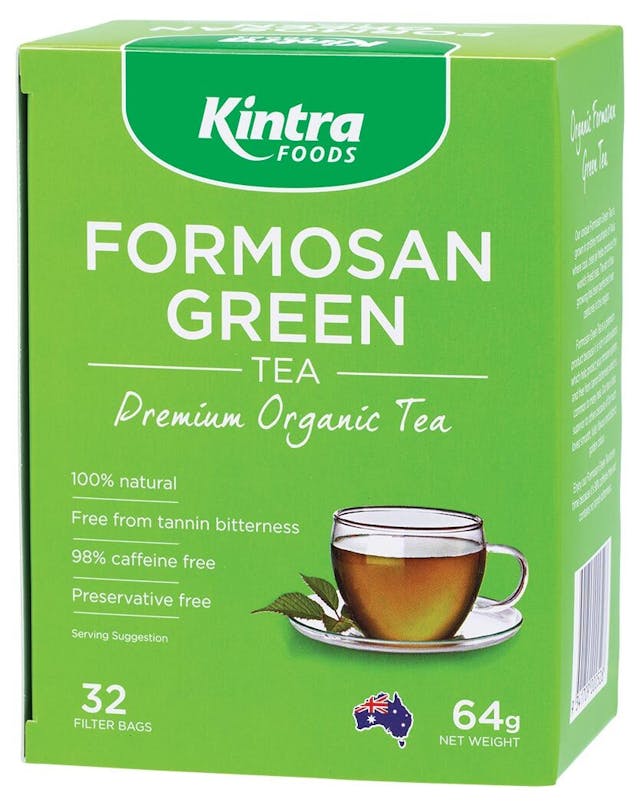 Organic Formosan Green Tea Filter Bags