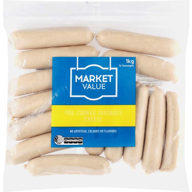 Countdown Sausages Precooked Cheese
