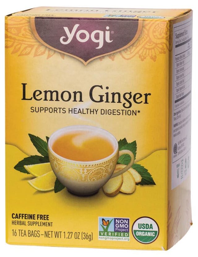 Organic Lemon Ginger Herbal Tea Bags