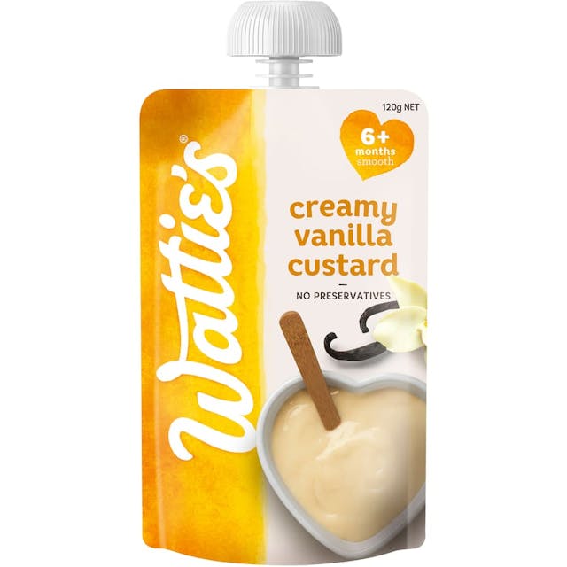Wattie's Baby Food 6+ Months Creamy Vanilla Custard