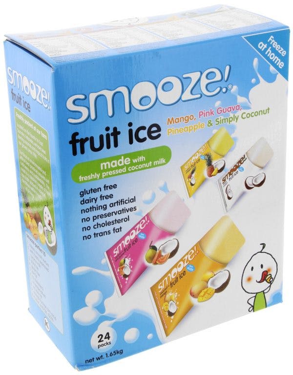 Smooze Fruit Ice Assorted Flavours 24pk