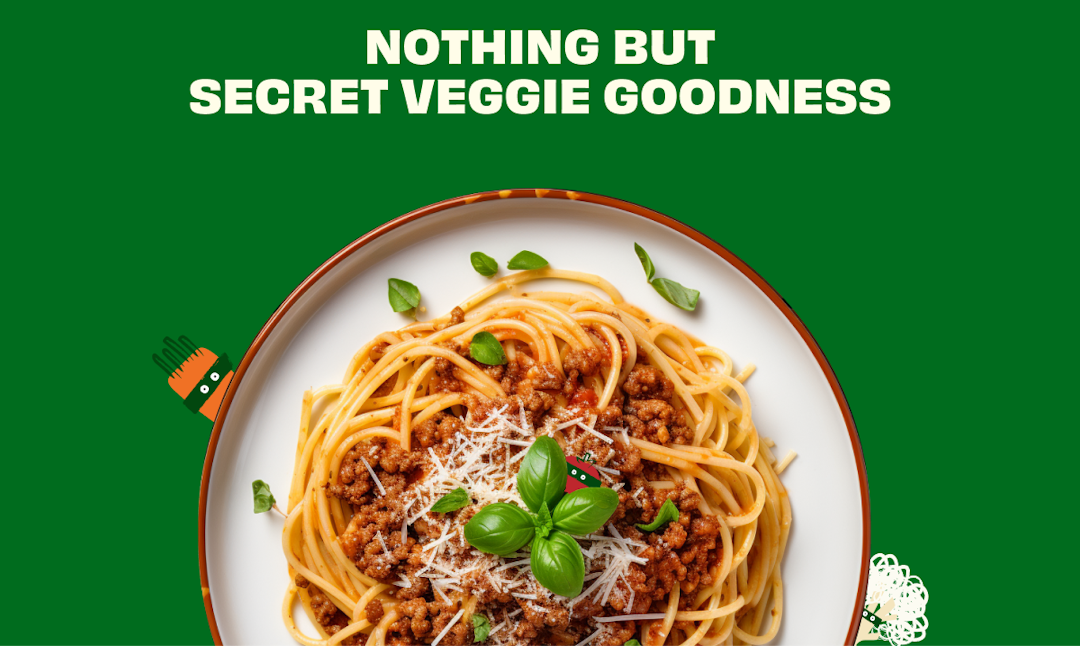 Shhhhhh. Secret Veggie Goodness.