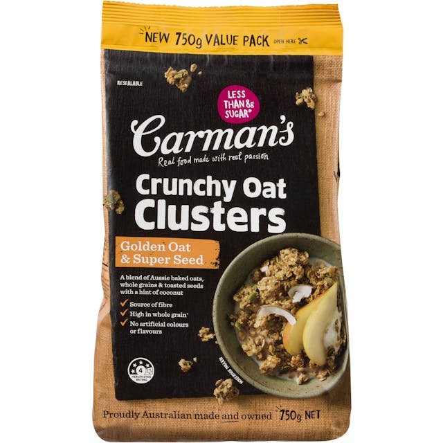 Carman's Oat Clusters Grains & Coconut