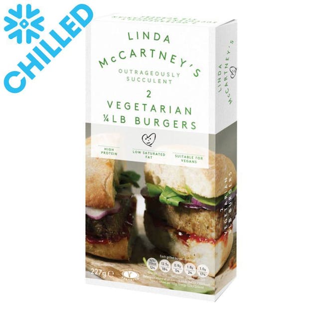 Linda McCartney Vegan 1/4 LB Burgers