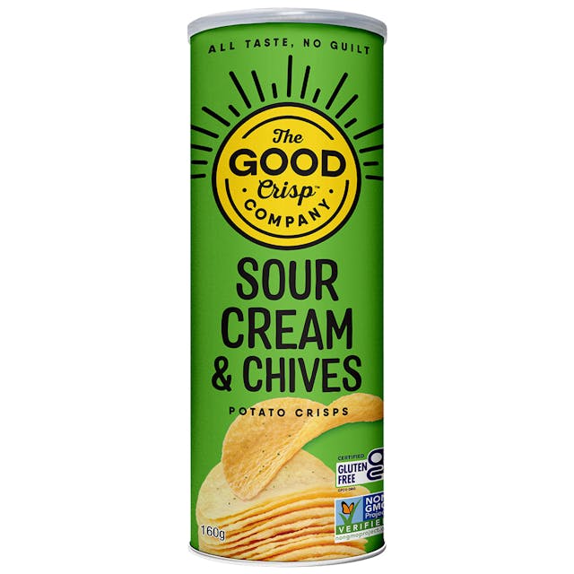 The Good Crisp Co. Stacked Chips Sour Cream & Chives
