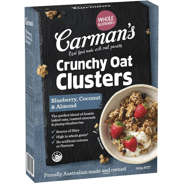 Carman's Blueberry, Coconut & Almond Crunchy Clusters