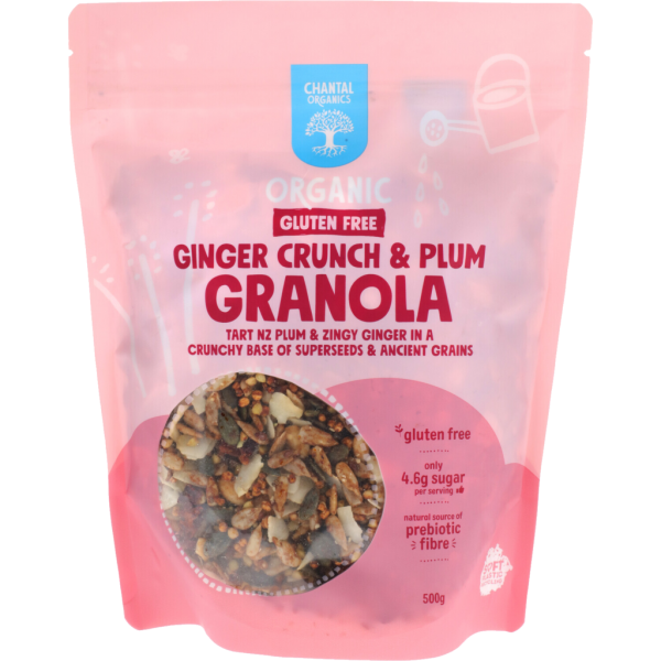 Organic Ginger Crunch & Plum Granola