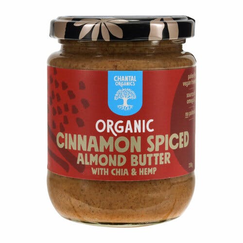 Cinnamon Spiced Almond Butter With Chia & Hemp