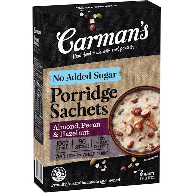 Carman's Porridge Almond Pecan Hazelnut