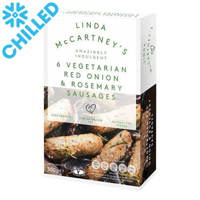 Linda McCartney Vegan Red Onion & Rosemary Sausages